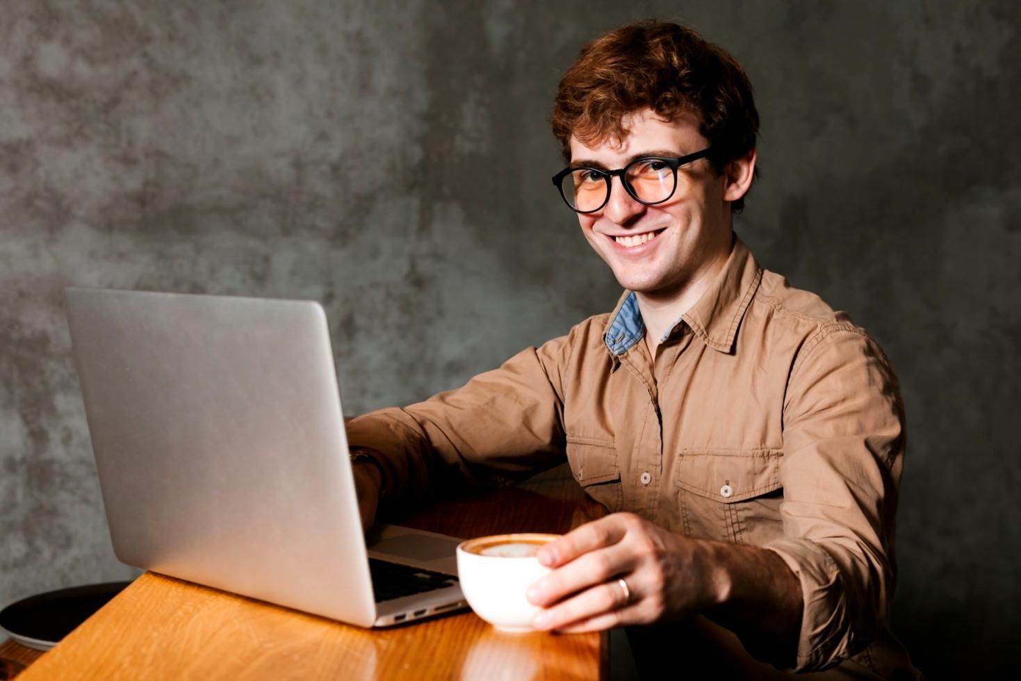 Professional business landing page with modern design elements and clear call-to-action sections